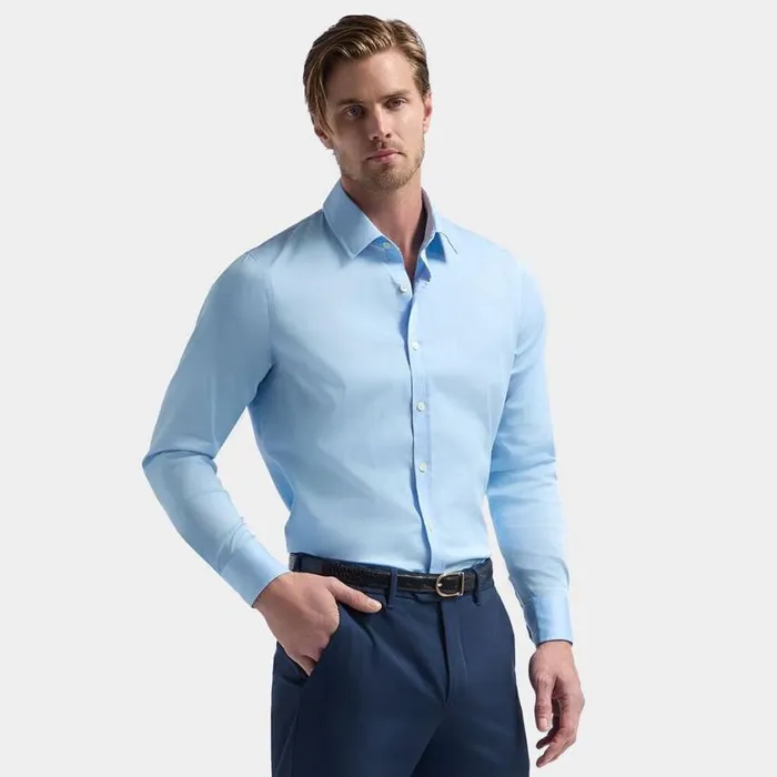 GFORE Dress Shirts Men STRETCH COTTON DRESS SHIRT Baja GFORE Dress Shirts Men STRETCH COTTON DRESS SHIRT Baja