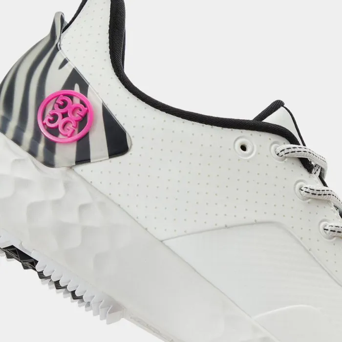 GFORE Golf Shoes Women MG4 PERFORATED ZEBRA ACCENT GOLF SHOE Snow GFORE Golf Shoes Women MG4 PERFORATED ZEBRA ACCENT GOLF SHOE Snow