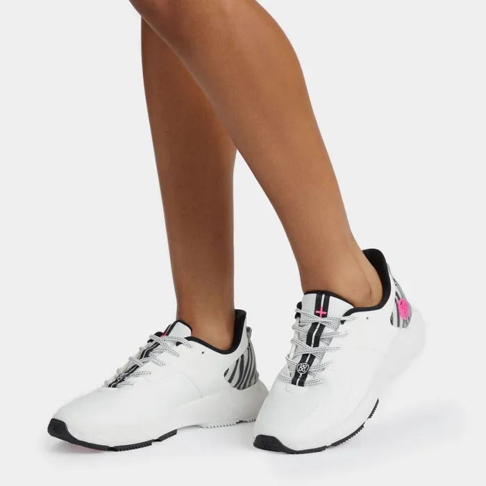GFORE Golf Shoes Women MG4 PERFORATED ZEBRA ACCENT GOLF SHOE Snow GFORE Golf Shoes Women MG4 PERFORATED ZEBRA ACCENT GOLF SHOE Snow