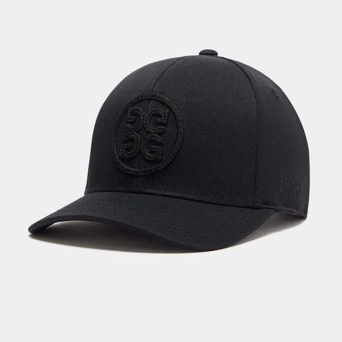 GFORE Hats MenWomen CIRCLE G039S STRETCH TWILL SNAPBACK HAT Onyx