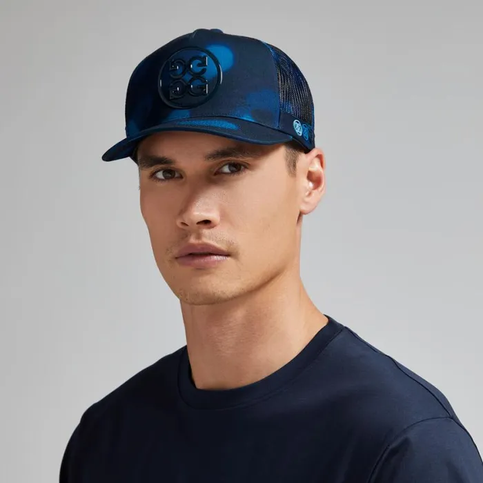 GFORE Hats MenWomen ICON BLUR CAMO COTTON TWILL TRUCKER HAT Twilight GFORE Hats MenWomen ICON BLUR CAMO COTTON TWILL TRUCKER HAT Twilight
