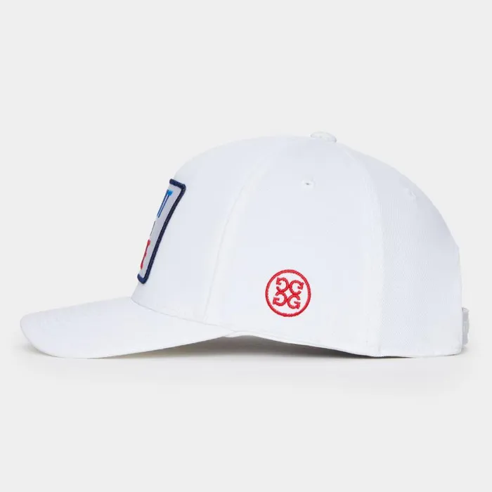 GFORE Hats MenWomen SHUT YOUR FACE STRETCH TWILL SNAPBACK HAT Snow