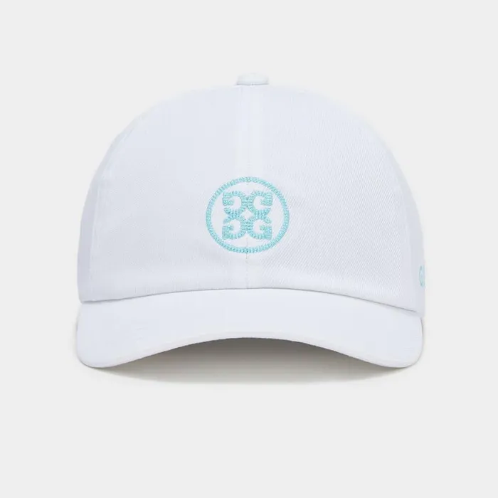 GFORE Hats Women CIRCLE G039S STRETCH TWILL SNAPBACK HAT Snow