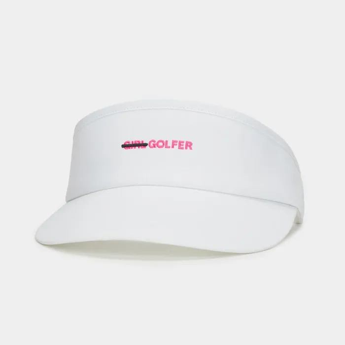GFORE Hats Women GOLFER FEATHERWEIGHT TECH STRETCH BAND VISOR Snow