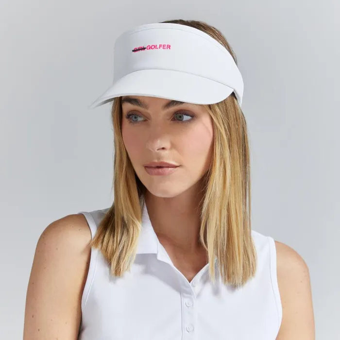 GFORE Hats Women GOLFER FEATHERWEIGHT TECH STRETCH BAND VISOR Snow GFORE Hats Women GOLFER FEATHERWEIGHT TECH STRETCH BAND VISOR Snow