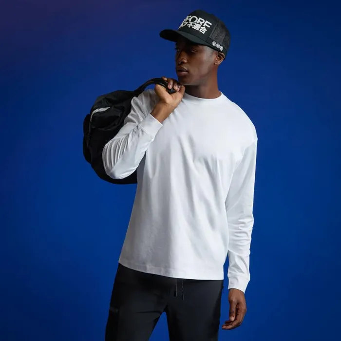 GFORE Hoodies and Tees Men WICKING COTTON OPS LONG SLEEVE TEE Snow GFORE Hoodies and Tees Men WICKING COTTON OPS LONG SLEEVE TEE Snow