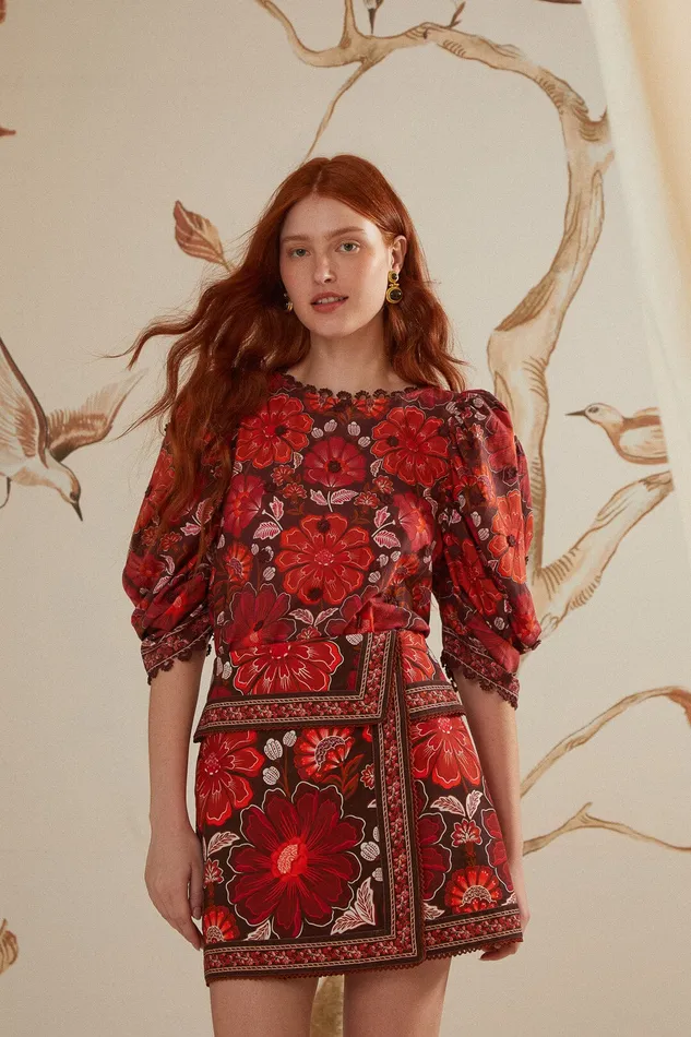 Gigi Tapestry Skirt Women Farm Rio Skirts