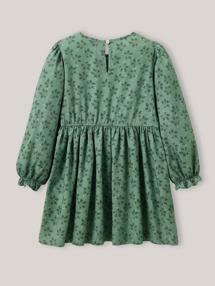 Girls Cyrillus Clothing Antonia Print Viscose Dress Imp Antonia