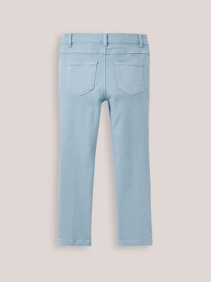 Girls Cyrillus Clothing SlimFit Colored Trousers Glacier