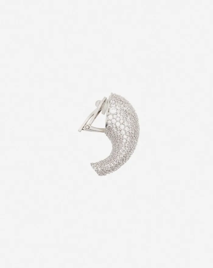 Haute Squence Rhinestone Earrings Silvercrystal Women Lanvin Jewelry