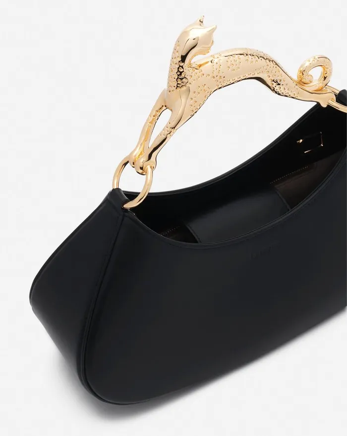Hobo Cat Bolide Leather Bag Black Women Lanvin Tote Bags and Top Handle Bags Hobo Cat Bolide Leather Bag Black Women Lanvin Tote Bags and Top Handle Bags