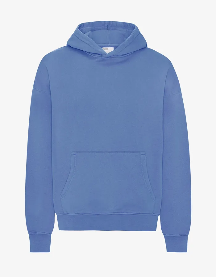 Hoodies Organic Oversized Hood 8211 Sky Blue 8211 Colorfulstandard Women