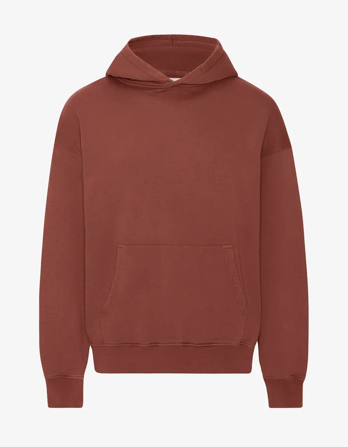 Hoodies Women Colorfulstandard Organic Oversized Hood 8211 Cinnamon Brown