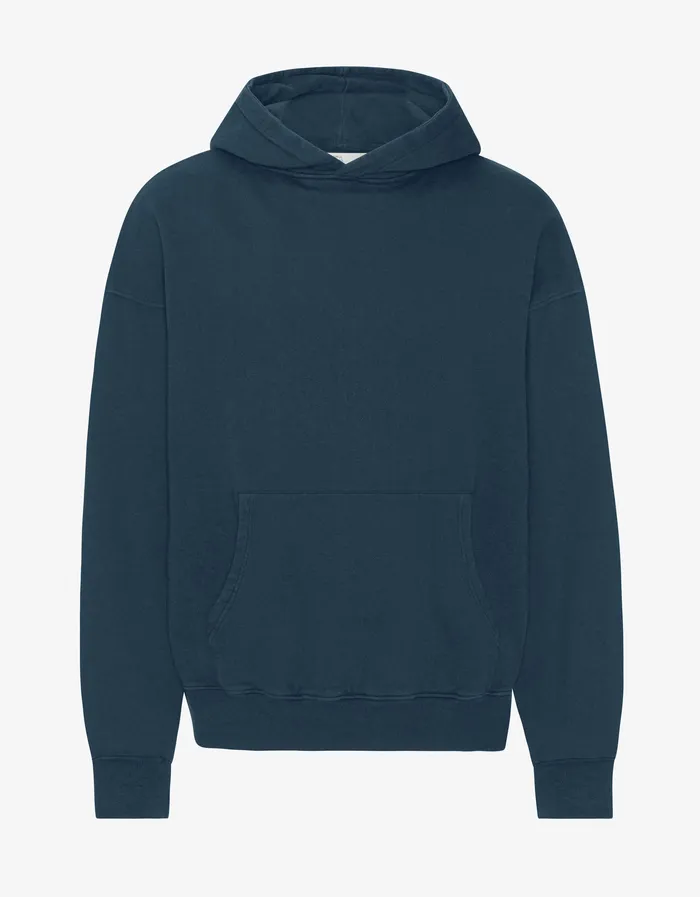Hoodies Women Colorfulstandard Organic Oversized Hood 8211 Petrol Blue