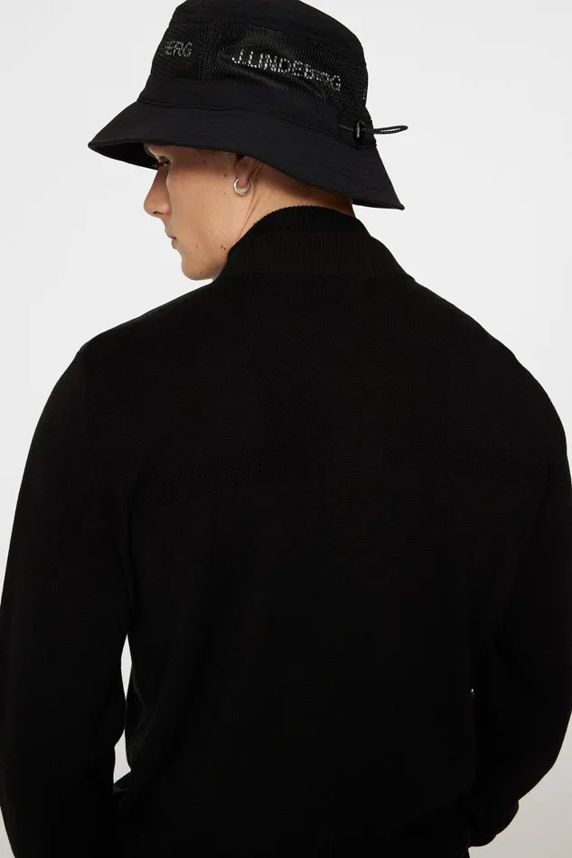 JLindeberg Bridge Knitted Hybrid Sweater Men Knitwear