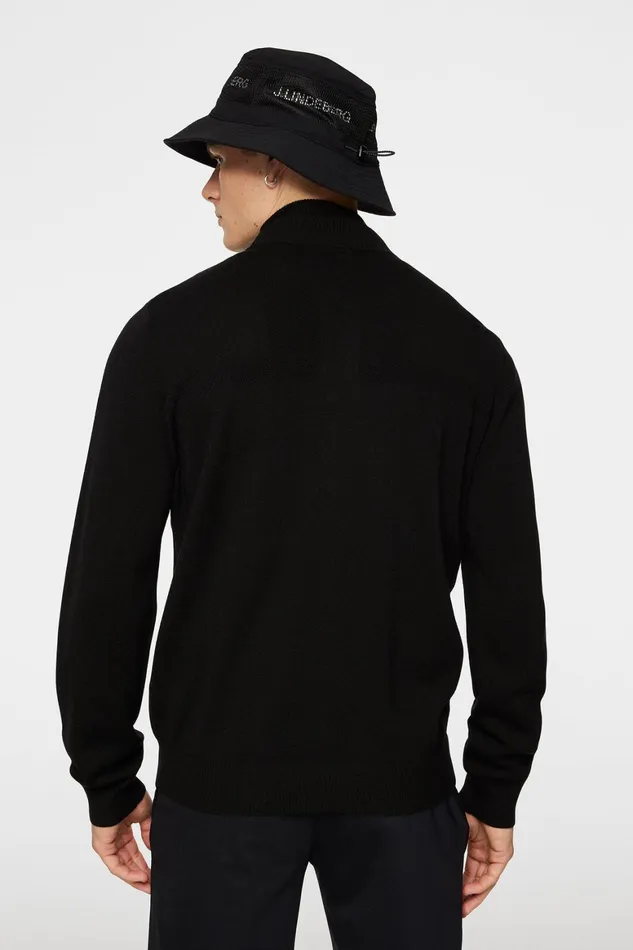 JLindeberg Bridge Knitted Hybrid Sweater Men Knitwear