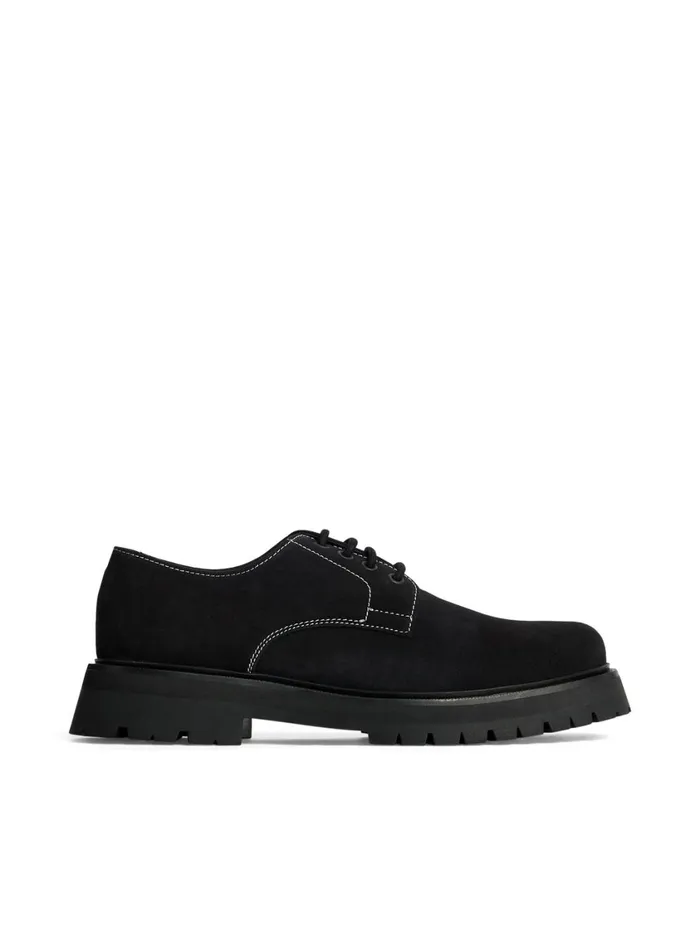 JLindeberg Derby Suede Shoe Men Fashion Shoes
