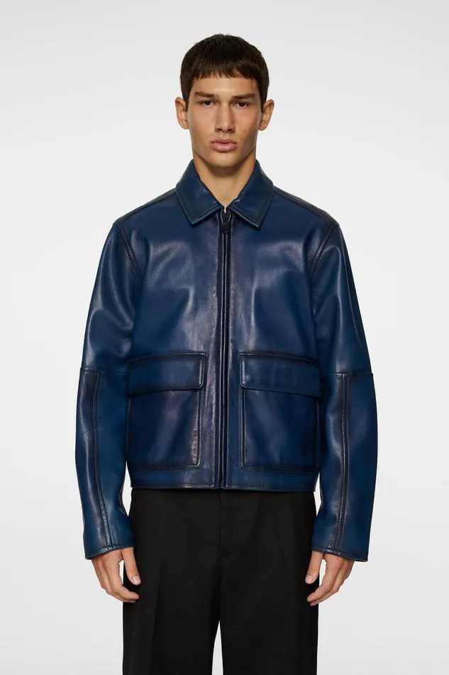 JLindeberg Jed Leather Party Jacket Men Jackets