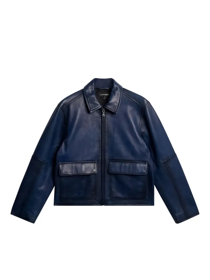 JLindeberg Jed Leather Party Jacket Men Jackets