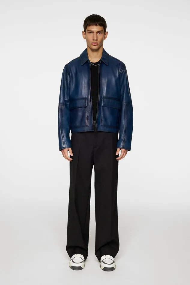 JLindeberg Jed Leather Party Jacket Men Jackets