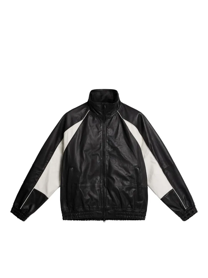 JLindeberg Lex Leather Track Jacket Men Jackets