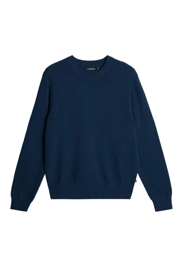 JLindeberg Oliver Structured Sweater Men Knitwear