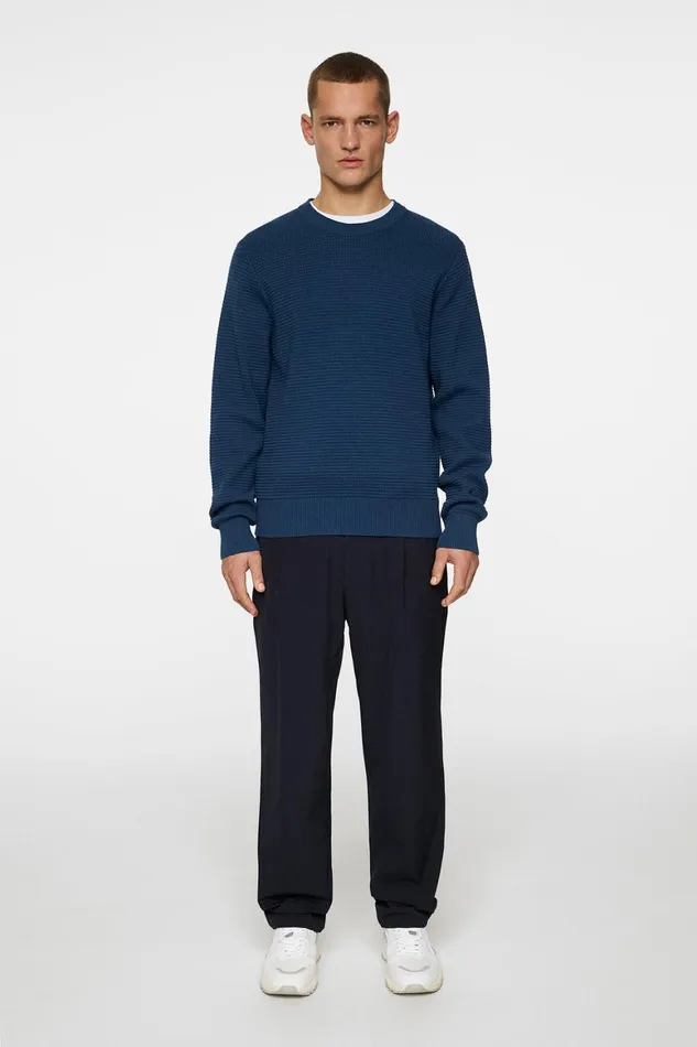 JLindeberg Oliver Structured Sweater Men Knitwear