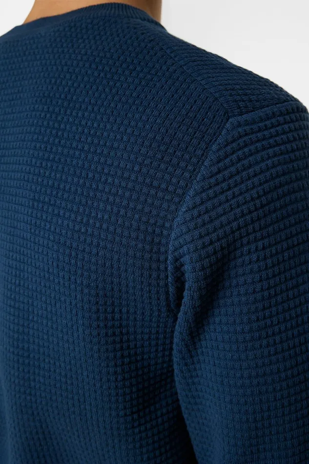 JLindeberg Oliver Structured Sweater Men Knitwear