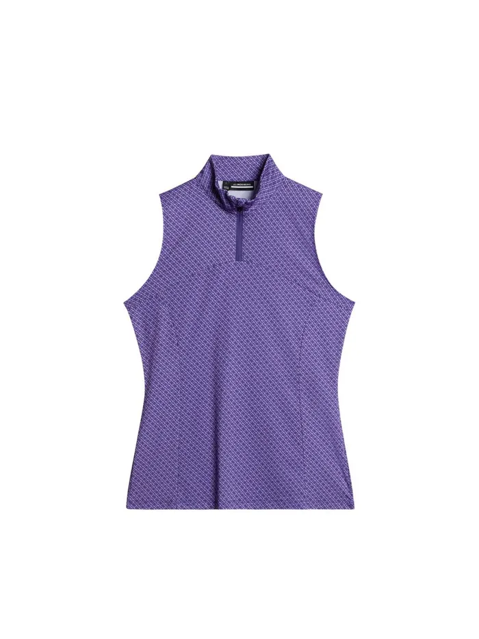 JLindeberg Tiana Print Sleeveless Top Women Tanks
