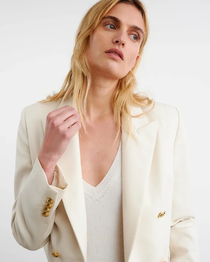 Jackets and Blazers Women BEAUREGARD BLAZER Stone Nili Lotan