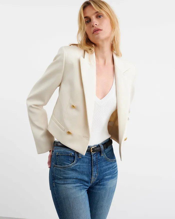 Jackets and Blazers Women BEAUREGARD BLAZER Stone Nili Lotan