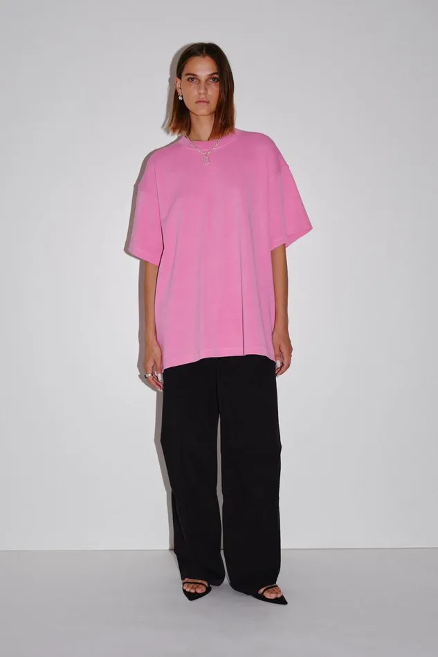 Jasmine Embossed 8211 Fuchsia Pink Women Won Hundred Tops and Tshirts