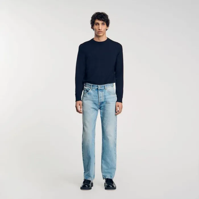 Jeans Men SANDRO Regular Jeans Light Blue 8211 Denim