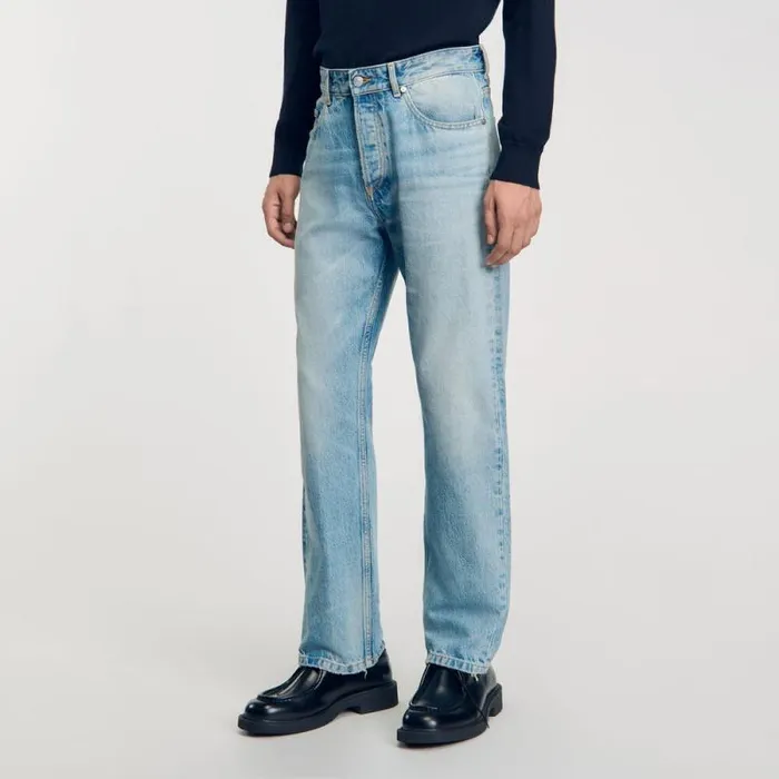 Jeans Men SANDRO Regular Jeans Light Blue 8211 Denim