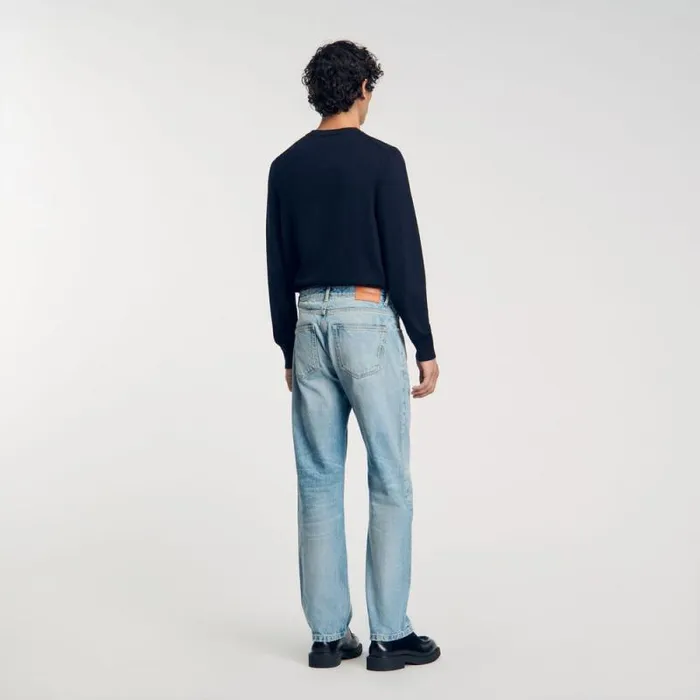 Jeans Men SANDRO Regular Jeans Light Blue 8211 Denim