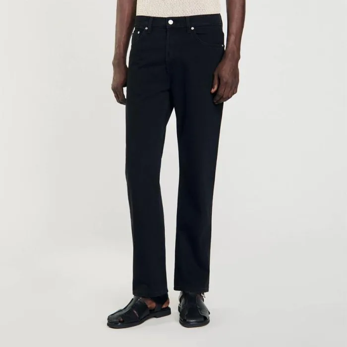 Jeans Men SANDRO Straightfit Jeans Black