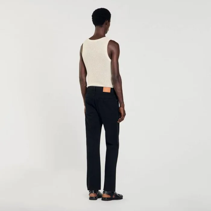 Jeans Men SANDRO Straightfit Jeans Black