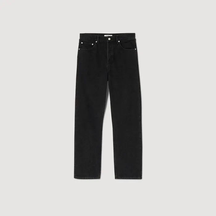 Jeans Men SANDRO Straightfit Jeans Black