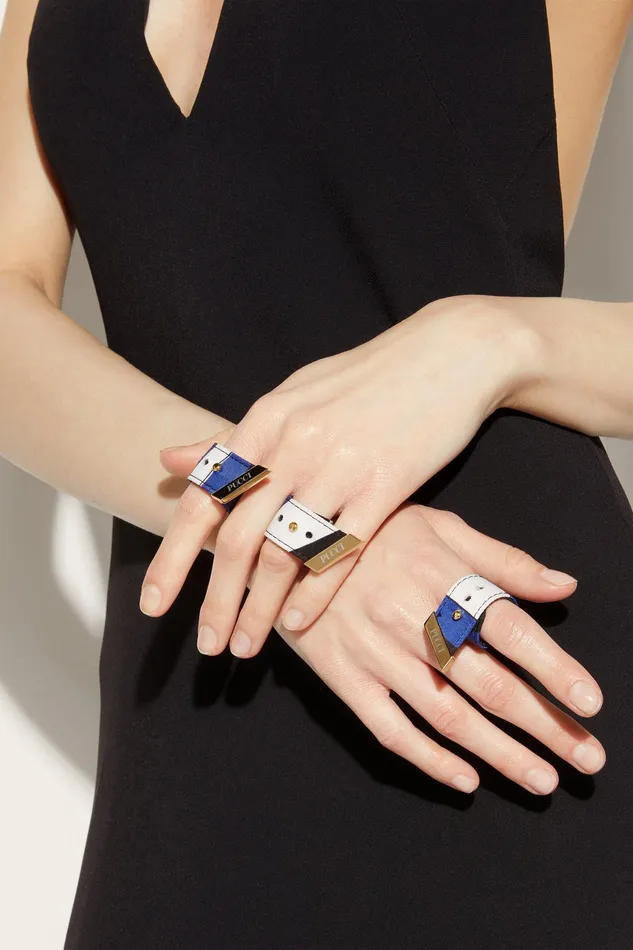 Jewellery Women PUCCI IridePrint Foulard Ring Set
