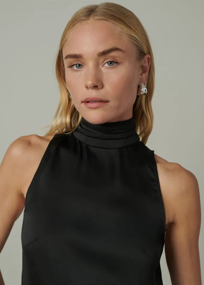 Joe8217s Jeans Tops Women THE SARAH HIGH NECK TOP Black