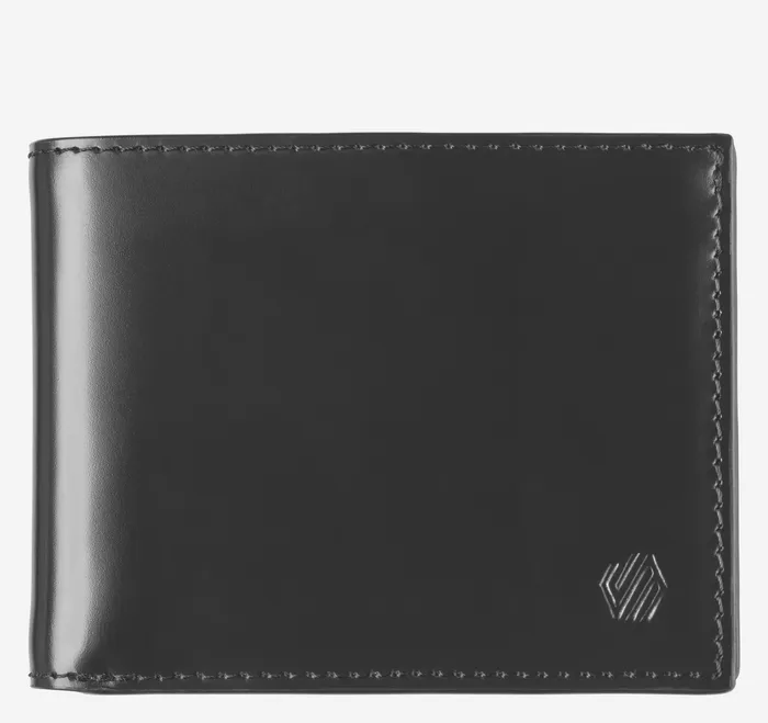 Johnston and Murphy Wallets Men Hudson Billfold Black BrushOff