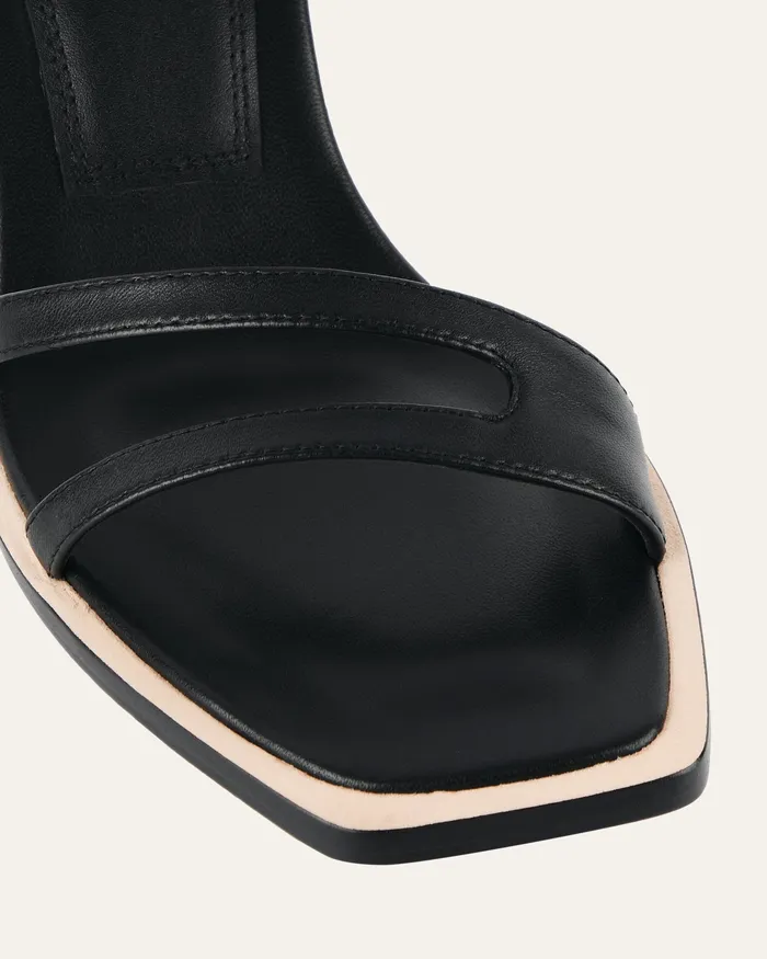 jomercer HIGH SANDALS Women Casey high heel sandal black leather