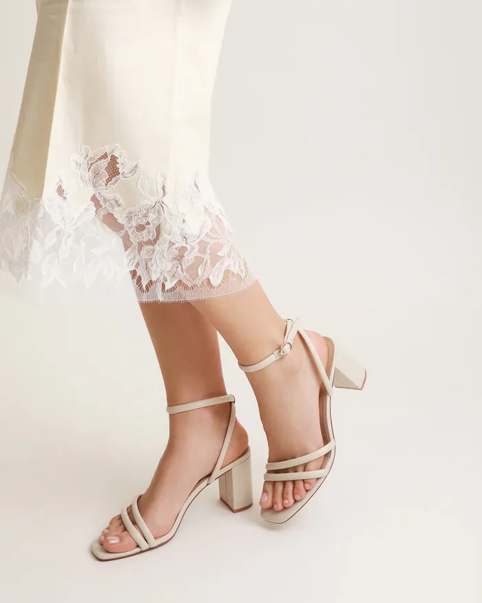 jomercer Nino high heel sandals off white leather Women HIGH SANDALS jomercer Nino high heel sandals off white leather Women HIGH SANDALS