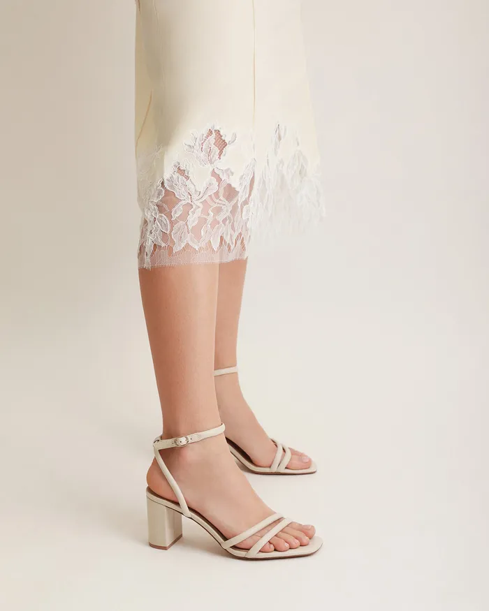 jomercer Nino high heel sandals off white leather Women HIGH SANDALS jomercer Nino high heel sandals off white leather Women HIGH SANDALS