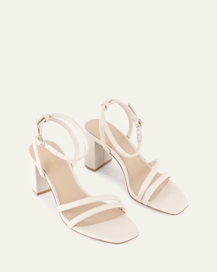 jomercer Nino high heel sandals off white leather Women HIGH SANDALS jomercer Nino high heel sandals off white leather Women HIGH SANDALS
