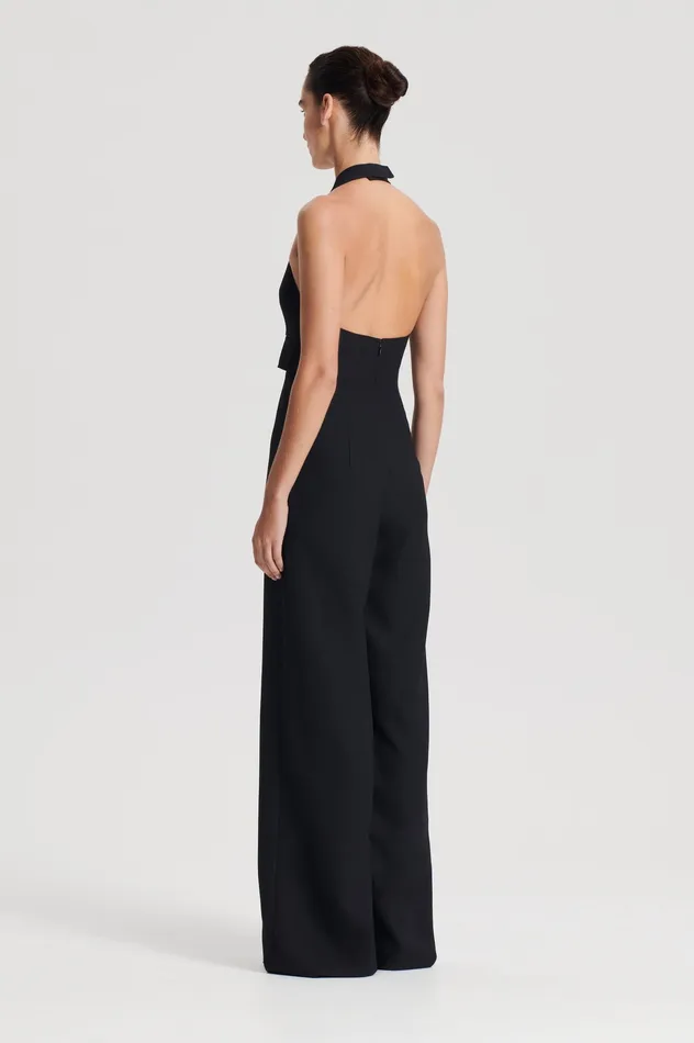 Jumpsuits Women WOOL BARATHEA JUMPSUIT BLACK Scanlan Theodore Jumpsuits Women WOOL BARATHEA JUMPSUIT BLACK Scanlan Theodore
