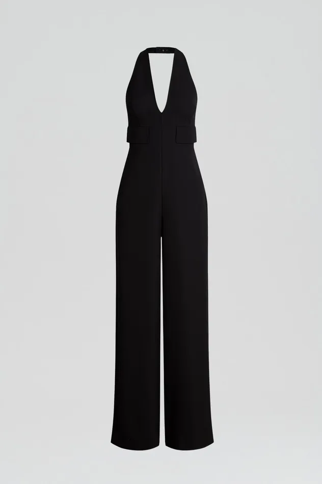 Jumpsuits Women WOOL BARATHEA JUMPSUIT BLACK Scanlan Theodore Jumpsuits Women WOOL BARATHEA JUMPSUIT BLACK Scanlan Theodore