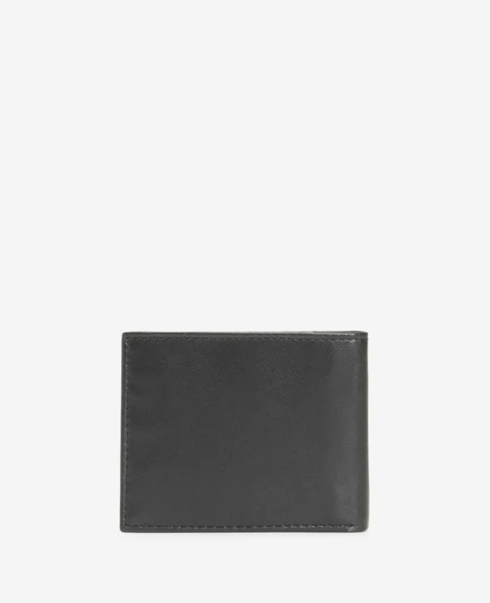 Kenneth Cole Bags and Belts Men Carbon Fiber Slimfold Wallet Black