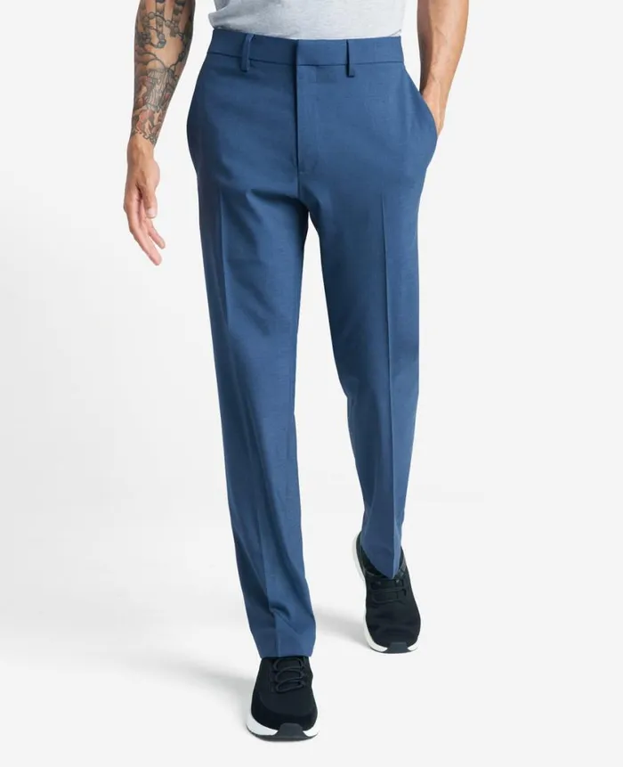 Kenneth Cole Dress Pants Men SlimFit Stretch Twill Dress Pant Blue Kenneth Cole Dress Pants Men SlimFit Stretch Twill Dress Pant Blue