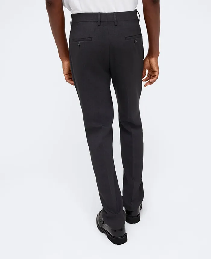 Kenneth Cole Dress Pants Men SlimFit Tic Weave Dress Pant Grey